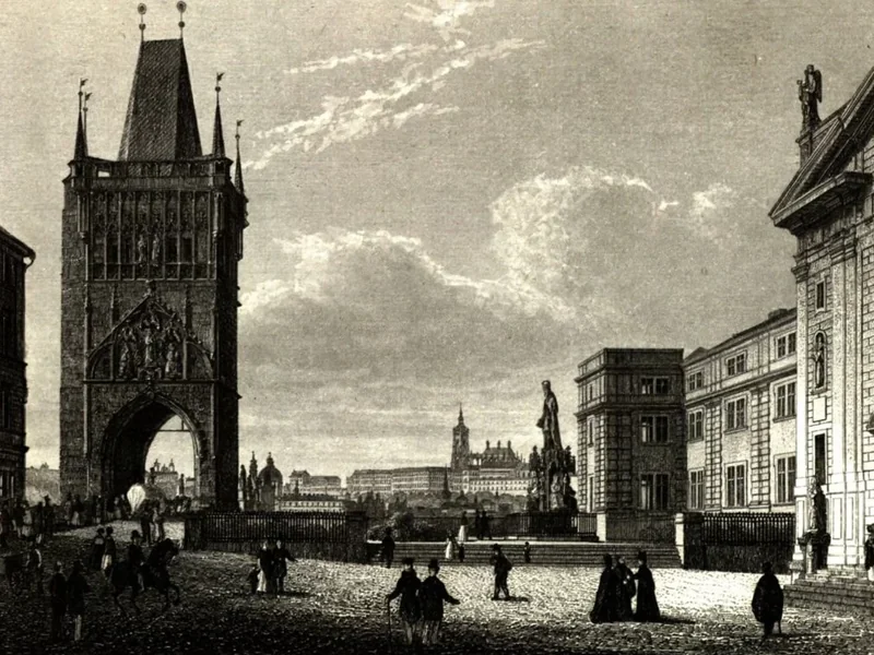 1809-Venceslav Merklas - Piazza Křižovnické, Praga